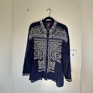 Johnny Was Collared Shirt